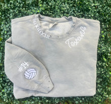 Hand Distressed Custom Texans Sweatshirt
