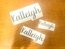 Custom Name Decal for Cups – Personalized Vinyl Sticker | Choose Size & Color