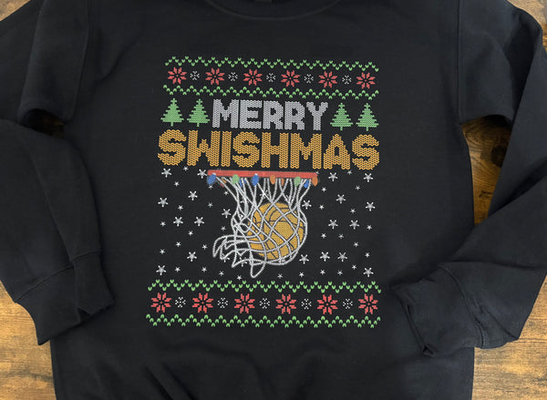 Merry Swishmas Sweatshirt or Tshirt