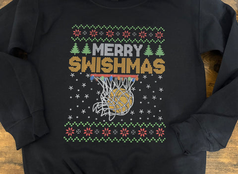 Merry Swishmas Sweatshirt or Tshirt