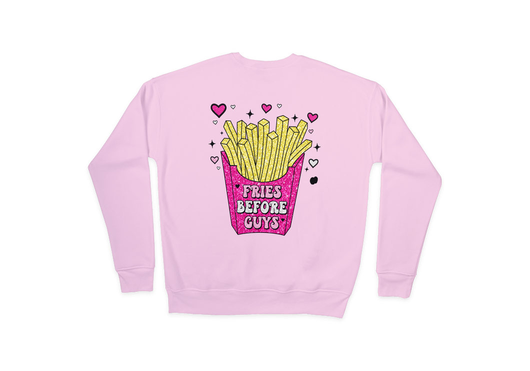 Fries Before Guys Valentines Shirt
