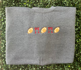 Footballs and bows Game Day Sweatshirt | football mom sweatshirt | croquette bows and footballs sweatshirt | game day football sweatshirt