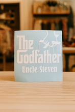 Custom Godfather Vinyl Decal. Choose size & color! Perfect for cars, laptops, tumblers & gifts. Waterproof, durable & magical.