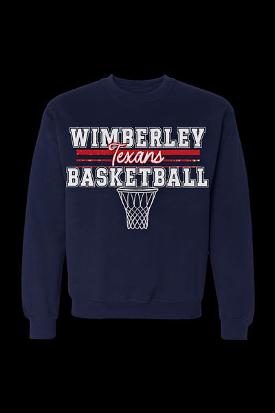 Wimberley Texans Basketball Sweatshirt
