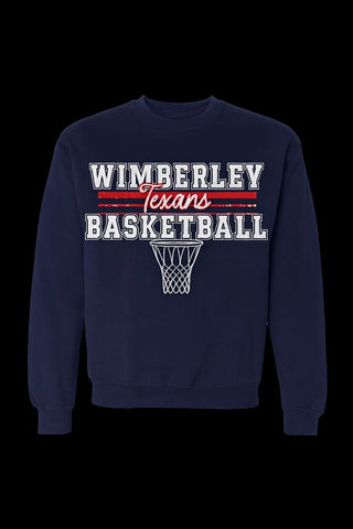 Wimberley Texans Basketball Sweatshirt