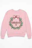 Wimberley, Texas Christmas Wreath Sweatshirt