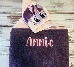 My Little Pony Twilight Unicorn Hooded Towel