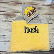 Paw Patrol Rubble Hooded Towel