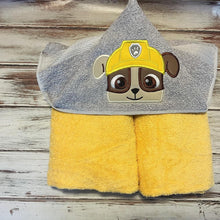 Paw Patrol Rubble Hooded Towel