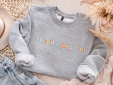 Shop our custom embroidered “I Need A Mega Tea” sweatshirt. Choose your sweatshirt color and thread colors for a personalized boutique-style Gildan crewneck. Shipping and local pickup available.