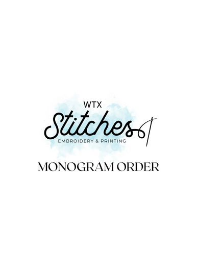 MONOGRAM ORDER