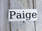 Custom Name Decal for Cups – Choose size & color. Perfect for tumblers, mugs, & water bottles. Waterproof, durable & handmade with care!