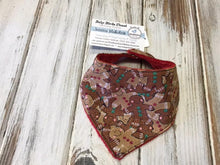 Christmas Gingerbread man Bandanna bib 0-6 months