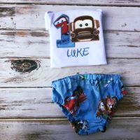 Cars Smash Cake Outfit