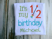 Boys Half Birthday shirt or onesie