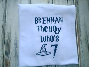 Wizard Birthday Shirt