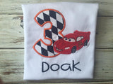 Cars 3rd Birthday Shirt