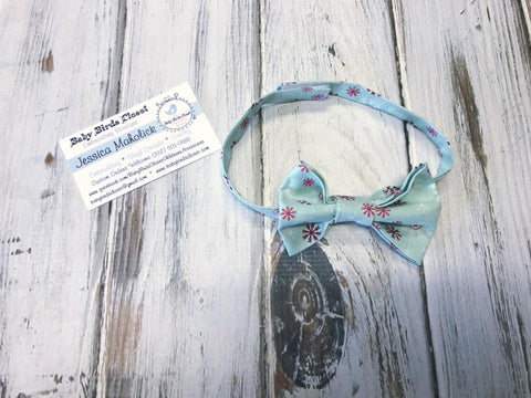 Snow Flake Bow Tie
