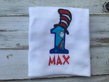 Cat in the Hat 1st Birthday shirt or onesie
