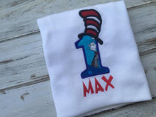 Cat in the Hat 1st Birthday shirt or onesie