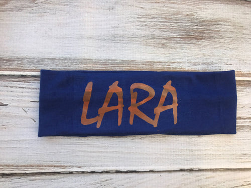 Custom monogrammed headband