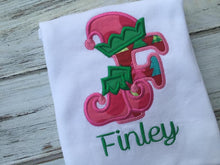 Christmas alphabet shirt