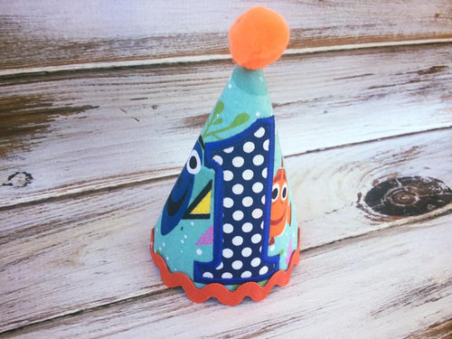 Finding Dory birthday hat, Finding Nemo birthday hat