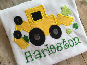 St. Patricks Day Construction shirt or onesie