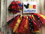 Minnie Mouse smash cake outfit