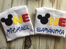 Mickey Mouse 1st birthday shirt or onesie