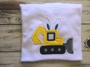 Boys Easter Excavator Shirt
