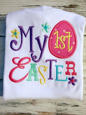 My 1st Easter onesie girls