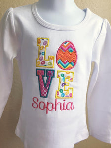Girls Easter shirt