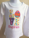 Girls Easter shirt