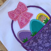 Girls Easter basket shirt