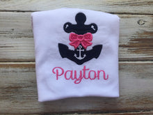 Girls Anchor shirt or onesie
