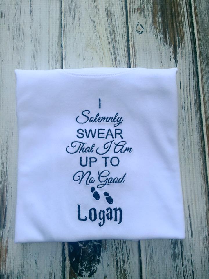 I solemnly Swear I'm up to No Good shirt or onesie
