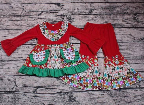 2 piece Christmas boutique outfit