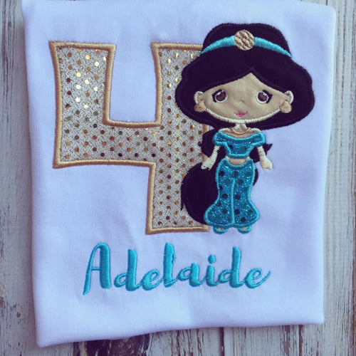 Princess Jasmine Birthday Shirt