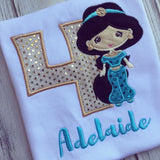 Princess Jasmine Birthday Shirt