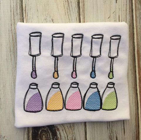 Nail polish shirt