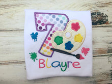 Painting birthday shirt