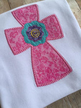 Easter Shirt, girls cross shirt