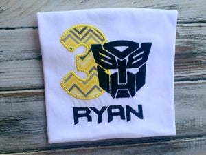 Transformer Birthday Shirt