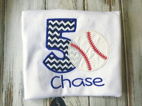 Baseball Birthday shirt