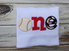 1st birthday Baseball onesie or shirt