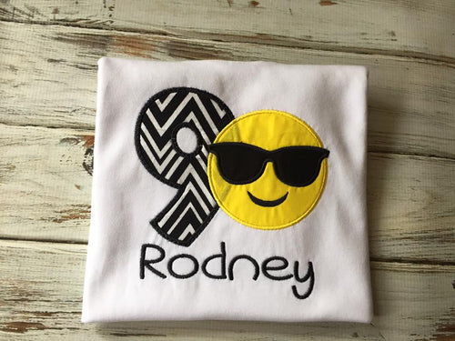 Boys Emoji Birthday Shirt