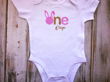 Bunny 1st birthday ONE onesie or shirt