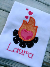 Girls campfire shirt or onesie