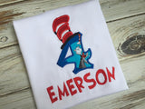 Cat and a Hat birthday Shirt